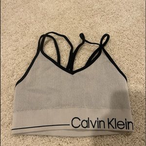 calvin klein sports bra